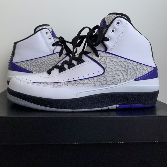 JORDAN 2 RETRO DARK CONCORD - SIZE 10 LIKE NEW